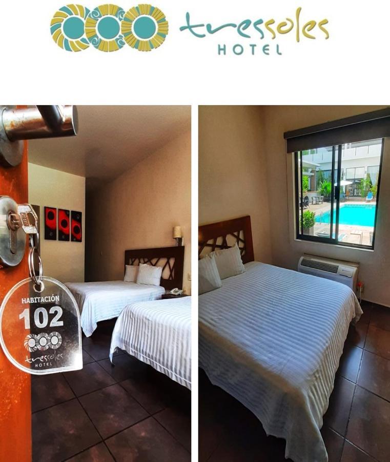 Hotel Tres Soles シウダード・マデロ エクステリア 写真